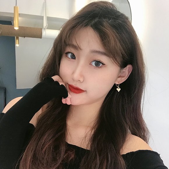 Heart Charm Hoop Earrings - Picture 7 of 7